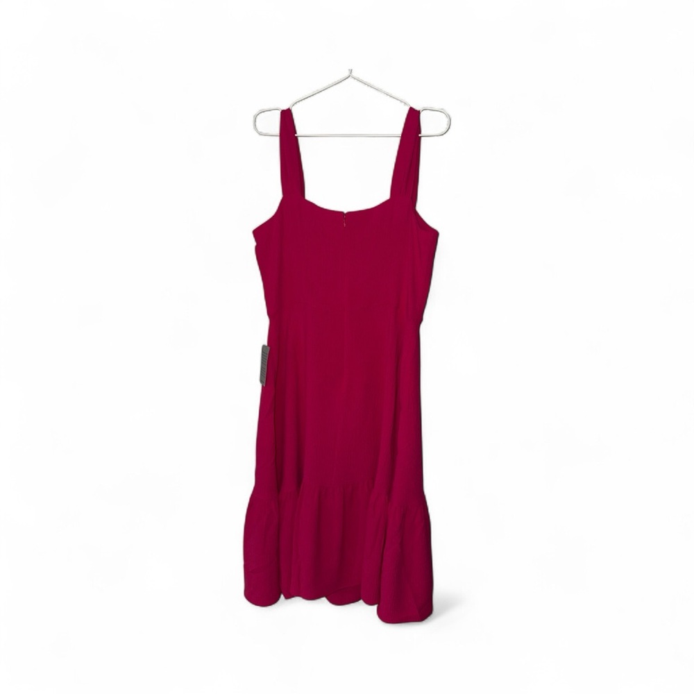 Eliza J Midi Dress HOT PINK NTW - Picture 3 of 7